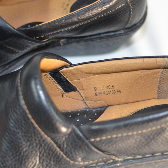 Born Leather Wedges, Black, Size 9 - Picture 4 of 5